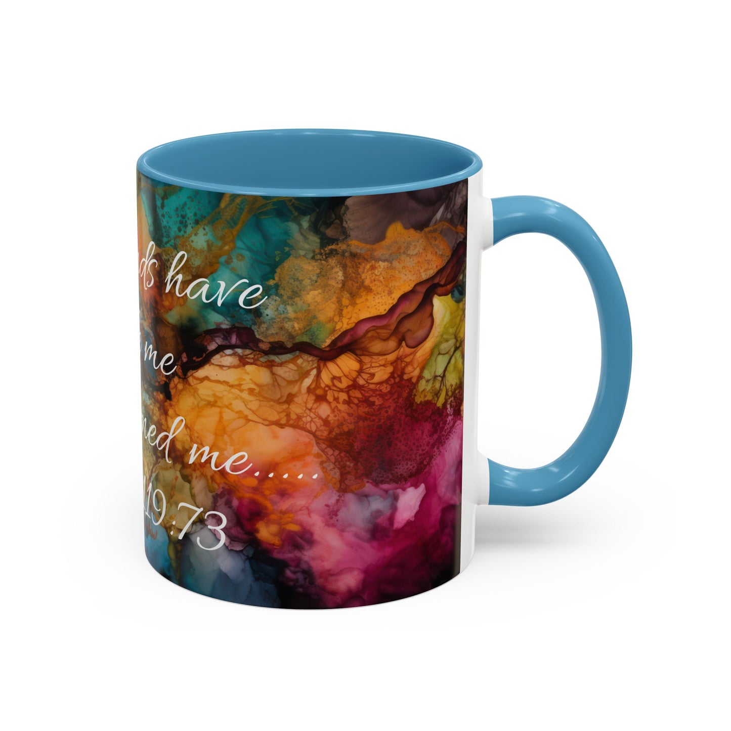 Inspirational Coffee Mug, Colorful Art Mug.