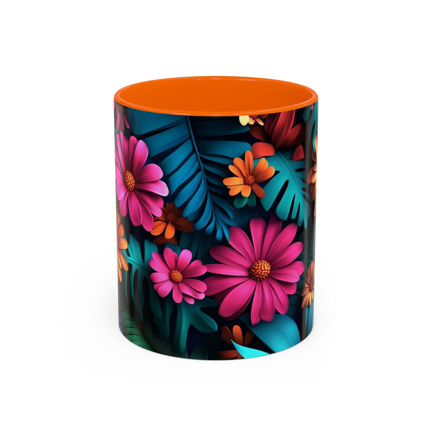 Vibrant Floral Coffee Mug