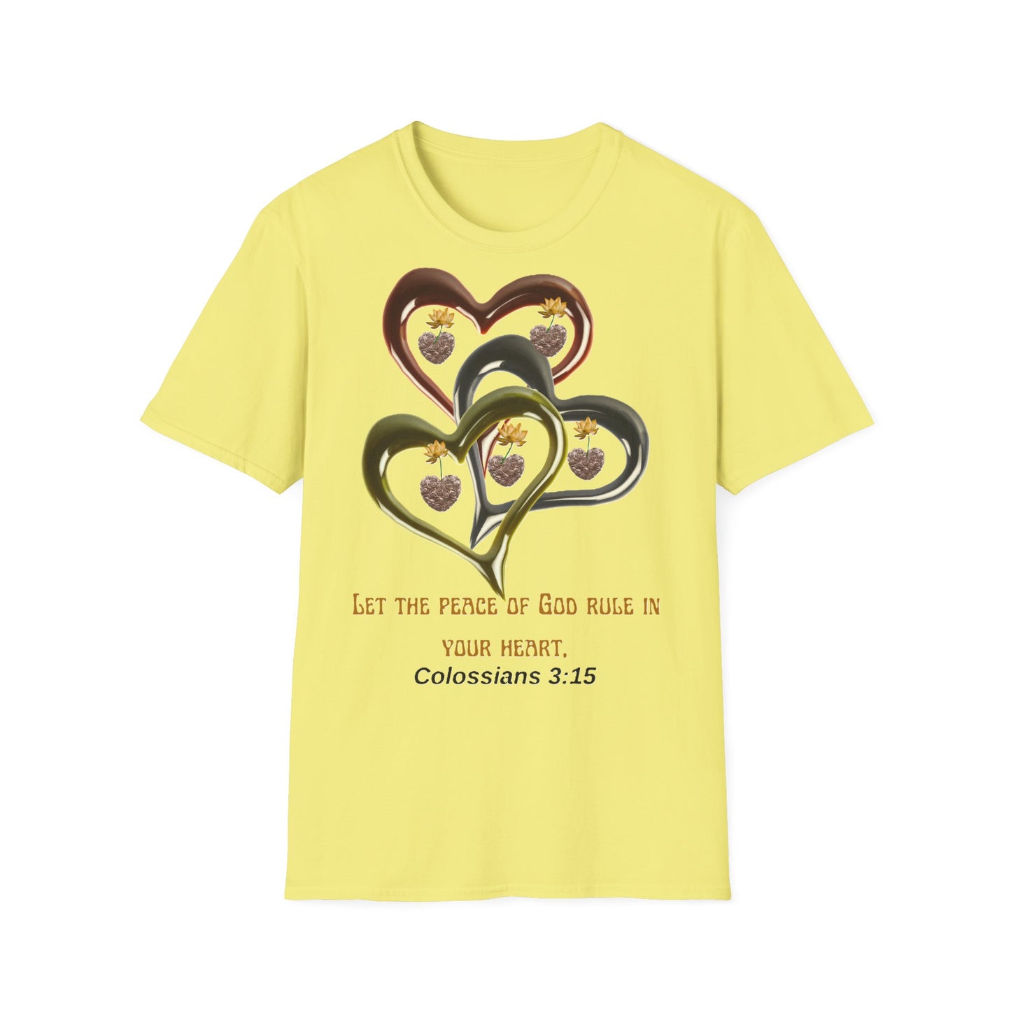 Inspirational Heart T-Shirt, Faith Shirt, Christian Apparel.