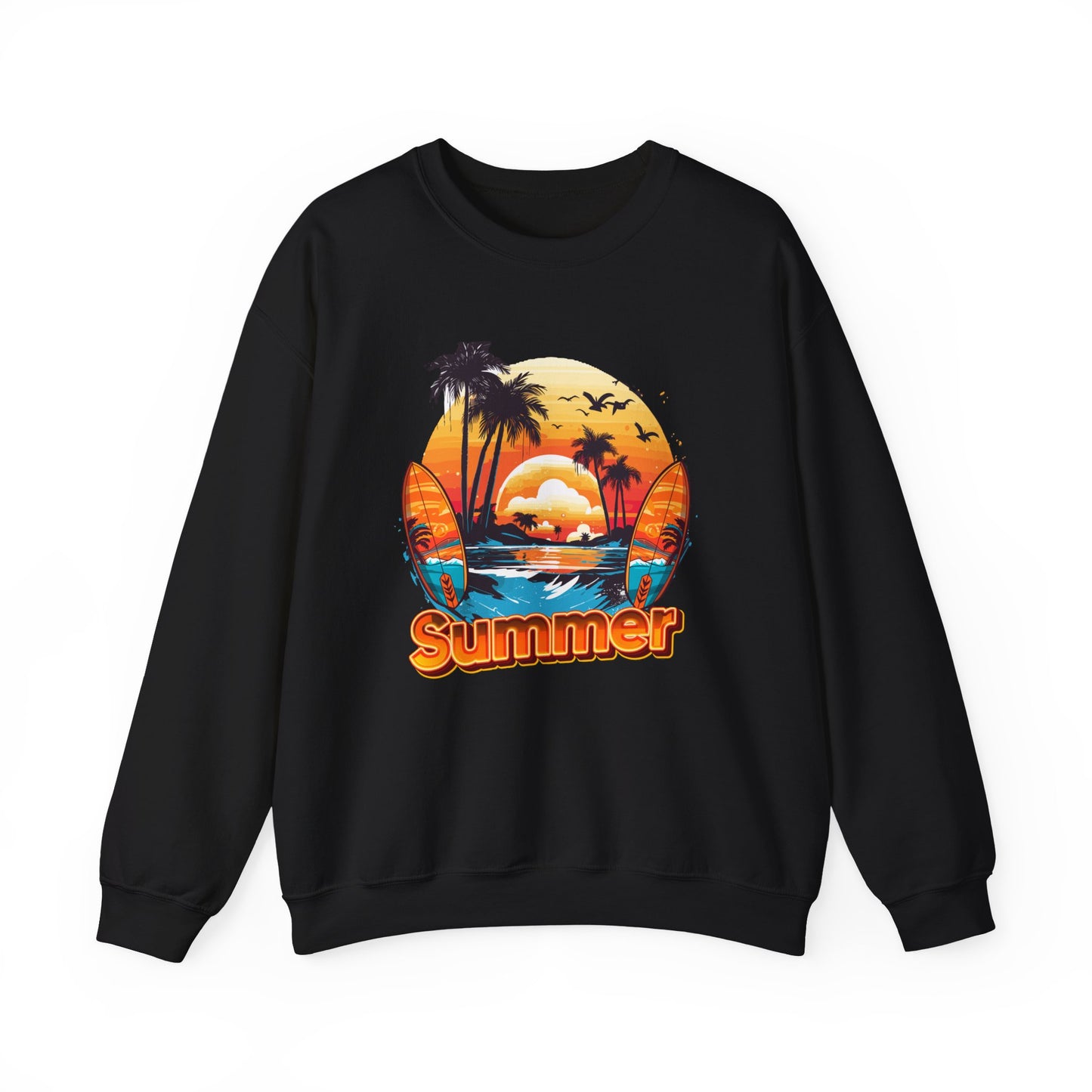 Summer Vibes Crewneck Sweatshirt, Unisex Summer Sweatshirt.