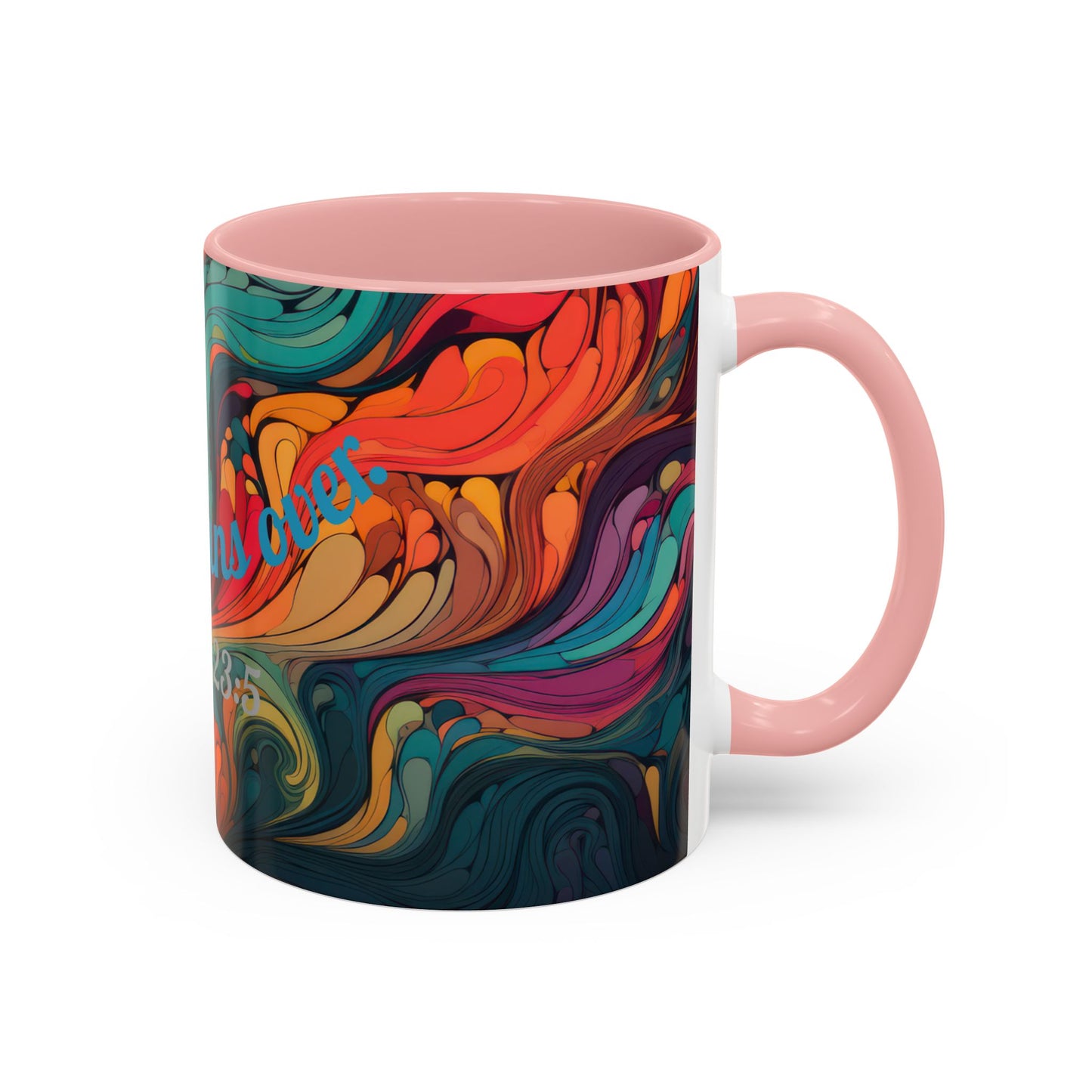 Colorful Ceramic Cup, Motivational Gift.