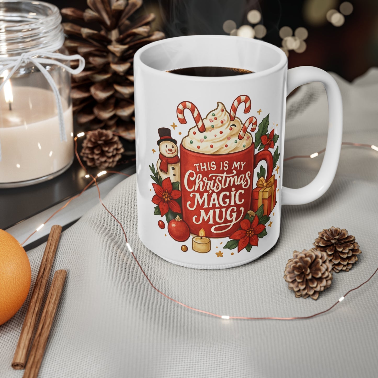 Christmas Magic Ceramic Coffee Mug