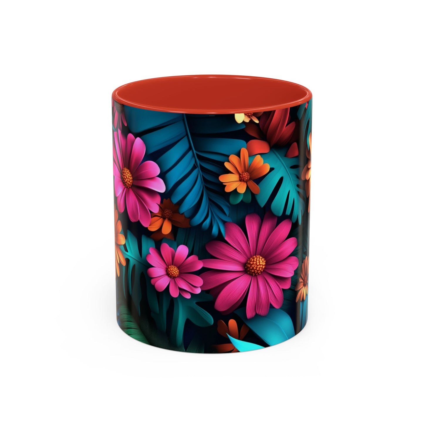 Vibrant Floral Coffee Mug