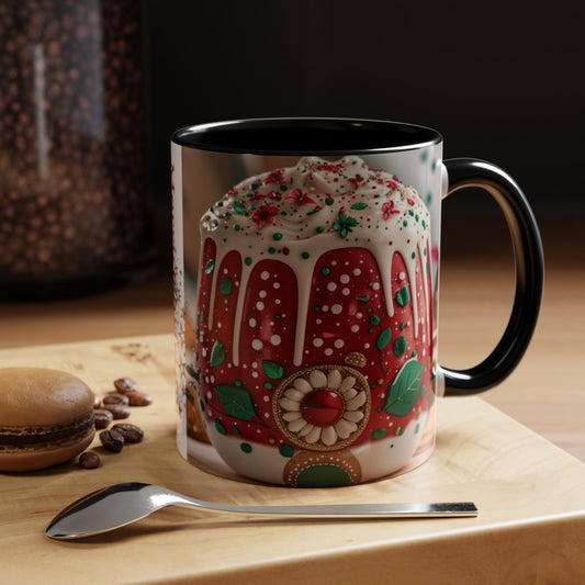 Festive Christmas Mug - Merry Christmas Design, Holiday Gift, Coffee Cup.