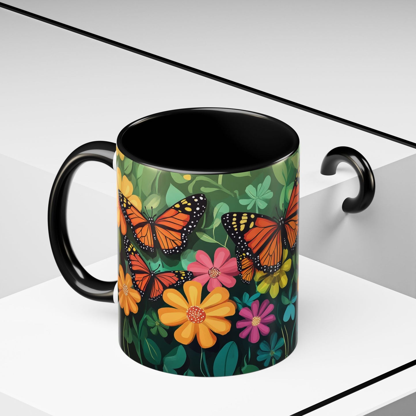 Butterfly Garden Accent Coffee Mug