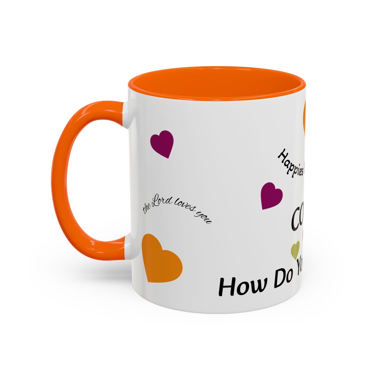 "How Do You Take Your Coffee? Accent Coffee Mug