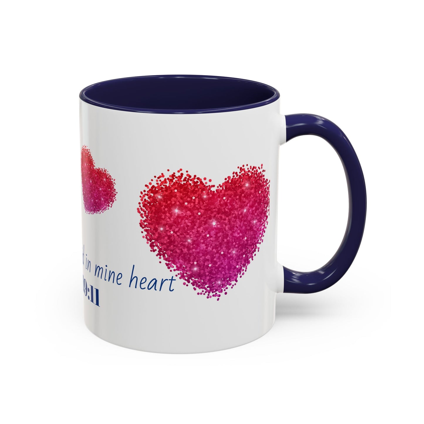 Heartfelt Inspirational Psalm Coffee Mug, Home Decor, Christian Mug.