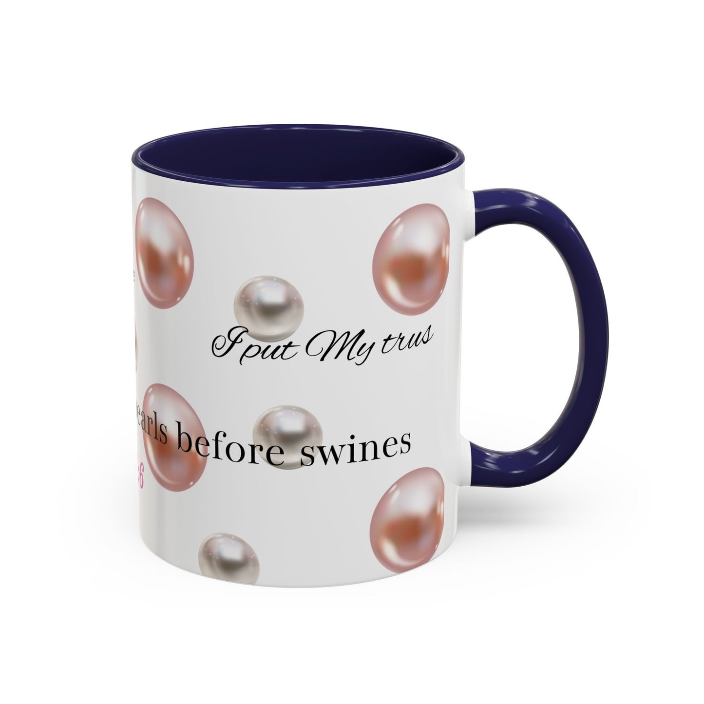Elegant Pearls Inspirational Coffee Mug