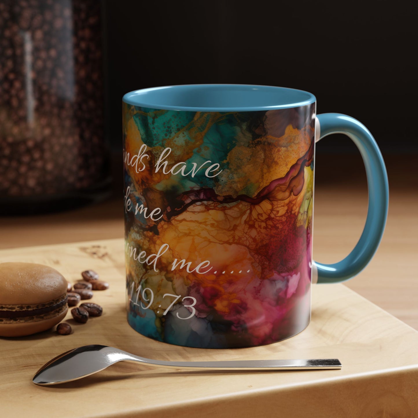 Inspirational Coffee Mug, Colorful Art Mug.