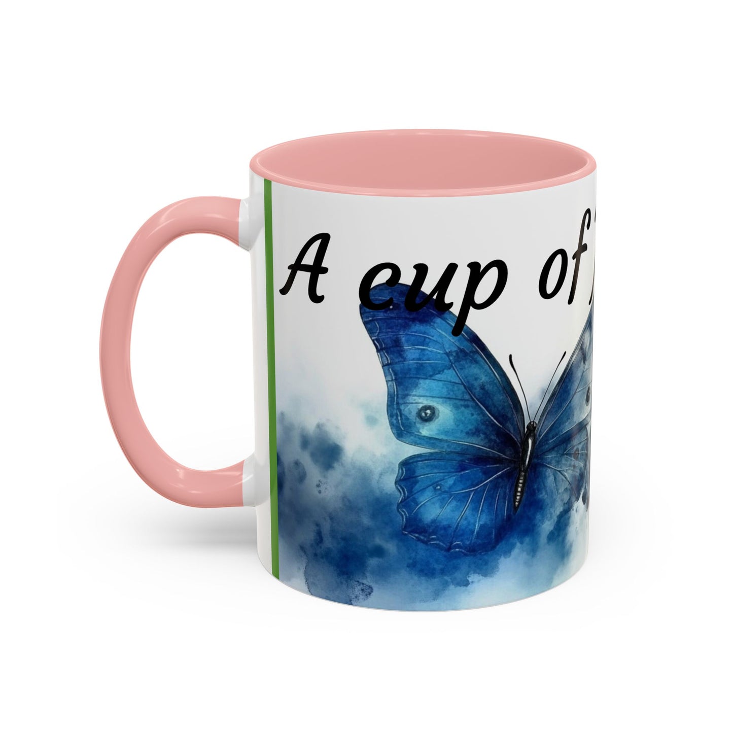 Accent Coffee Mug - Butterfly Design, Cup of Joyful Sips, Gift for Nature Lovers, Coffee Lover's Mug, Unique Home Decor, Inspirational [...]