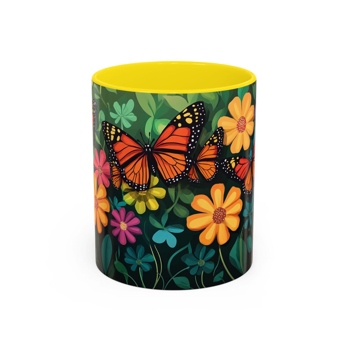 Unique Butterfly Garden Accent Coffee Mug
