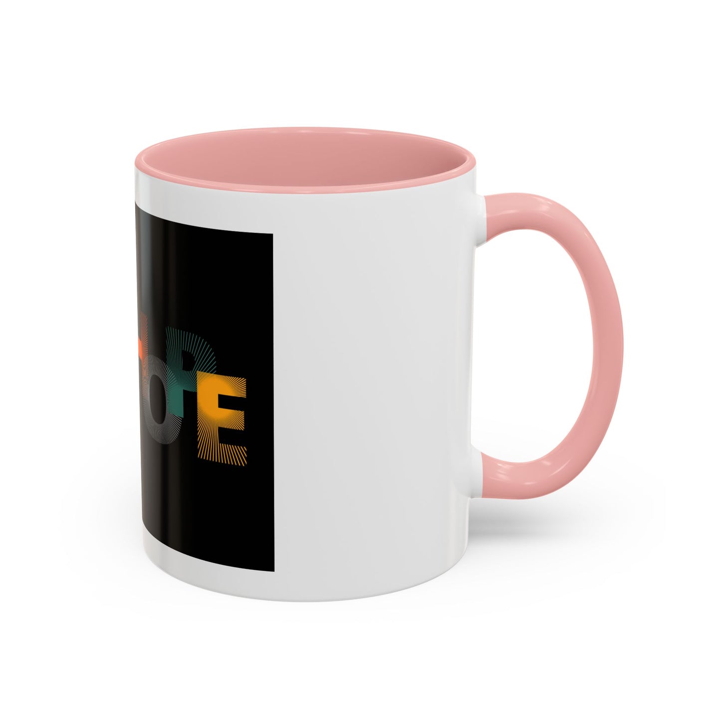 Hope-Inspired Accent Coffee Mug | Motivational Drinkware, Gift for Coffee Lovers, Inspirational Mug, Home & Office Decor, Unique Present