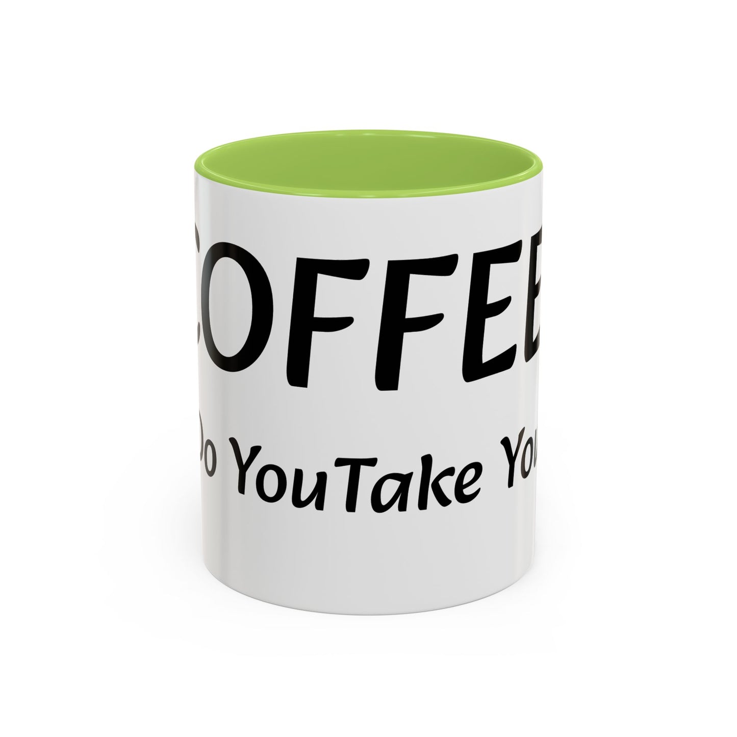 Personalized Accent Coffee Mug - "How Do You Take Your Coffee?" - Perfect for Coffee Lovers