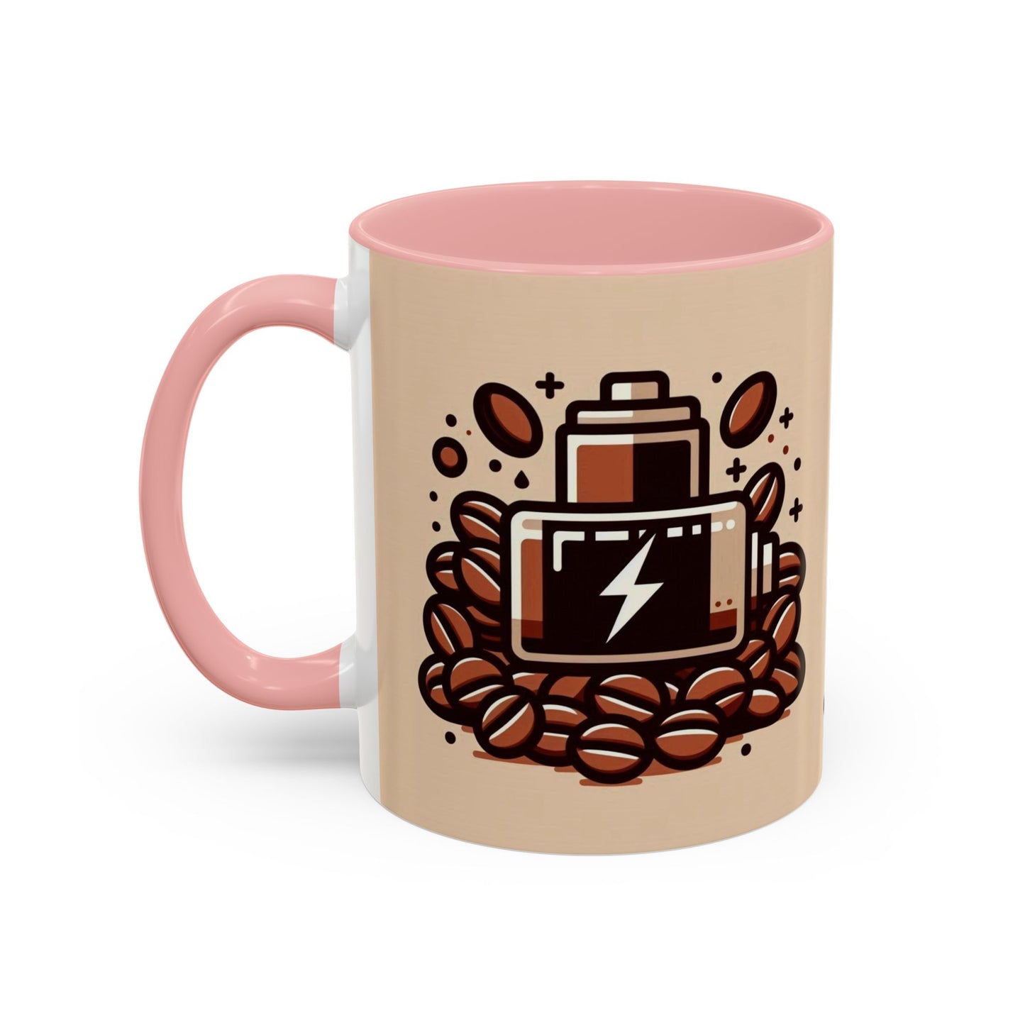 Low Battery Coffee Mug, Funny Coffee Cup, Gift for Caffeine Lovers, Unique Office Mug, Java Enthusiast Cup