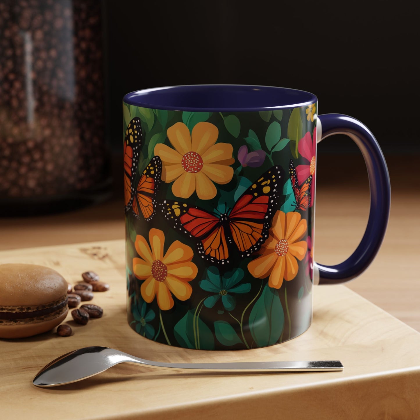 Butterfly Garden Accent Coffee Mug