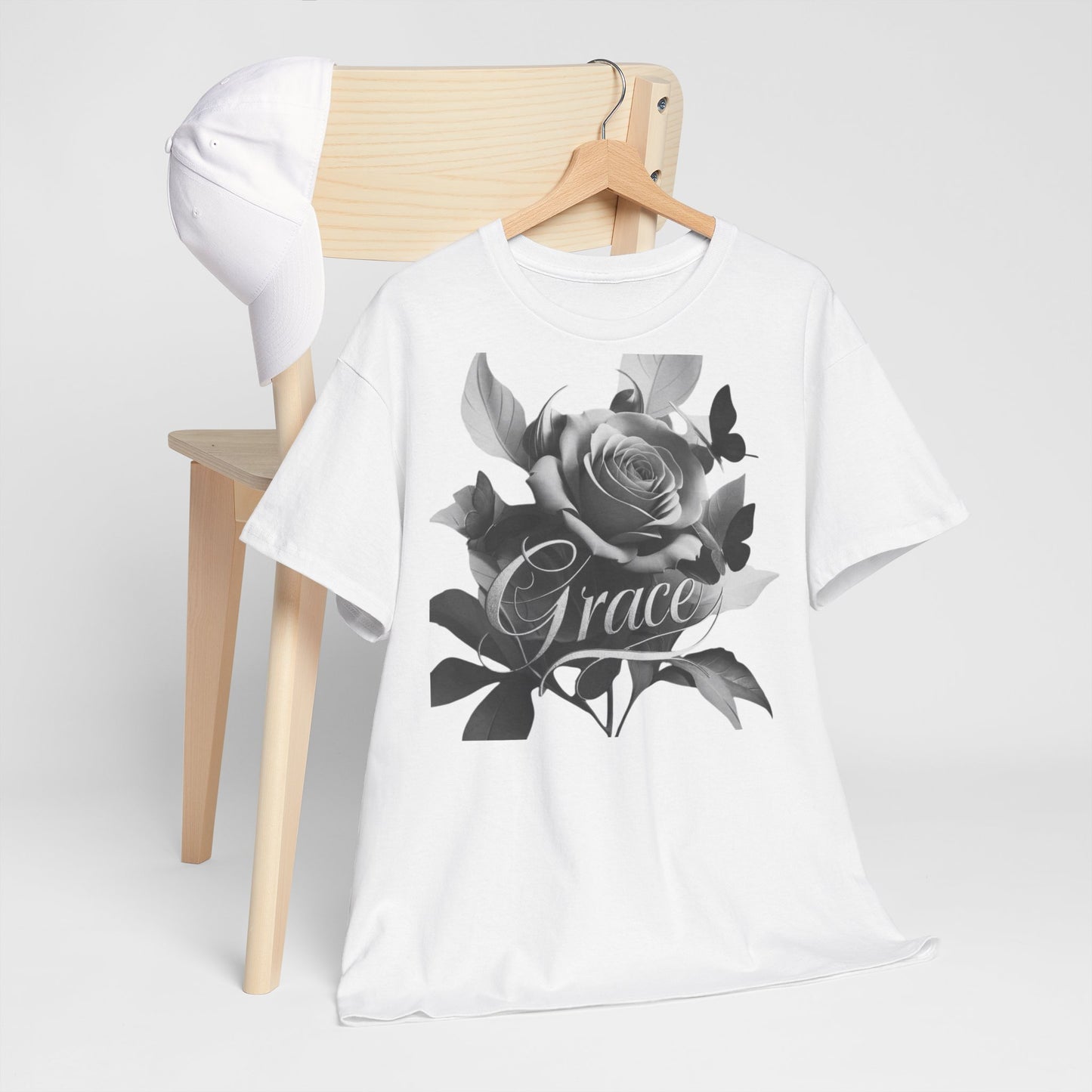 Graced by Roses Unisex Heavy Cotton Tee.
