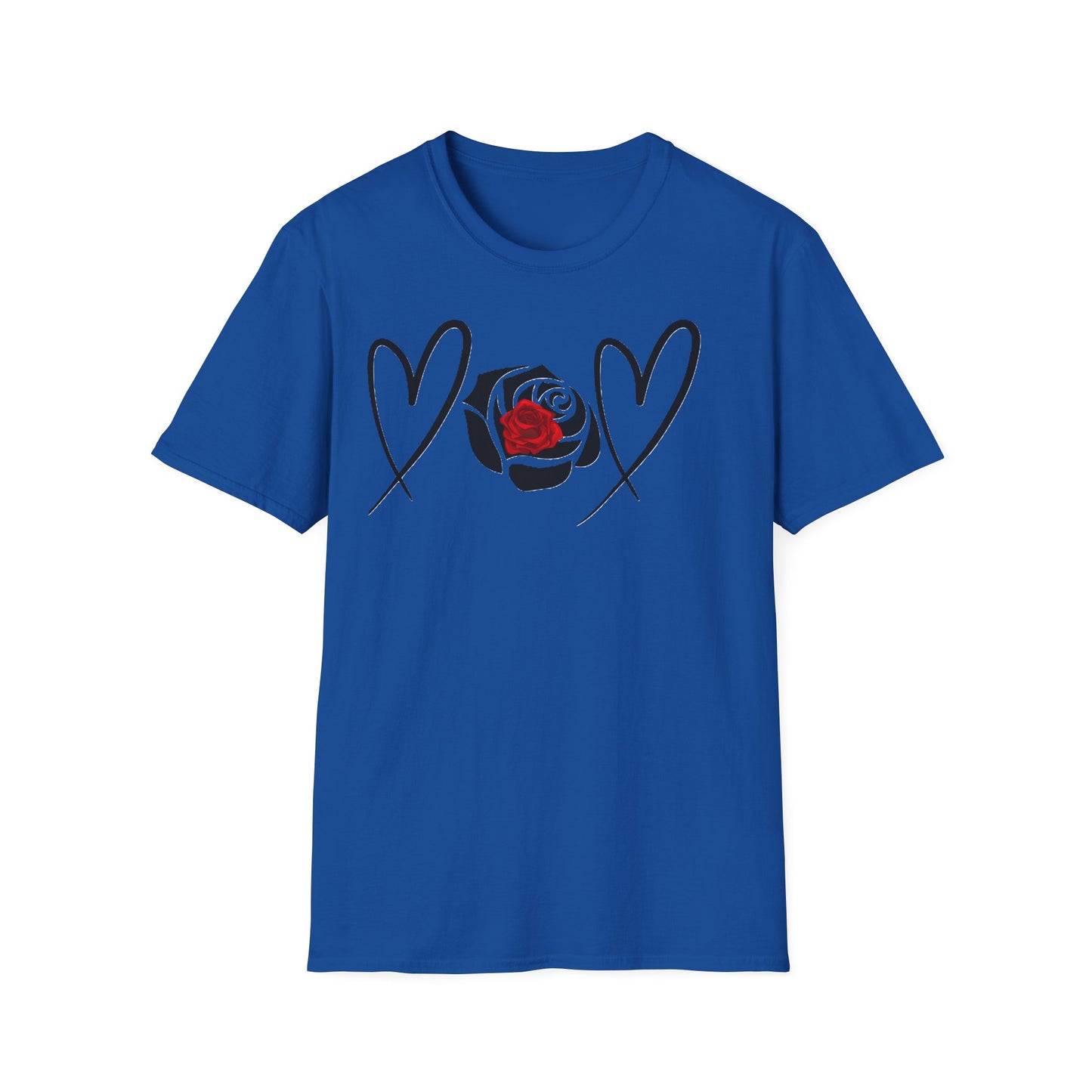 Heart & Rose Graphic Unisex T-Shirt