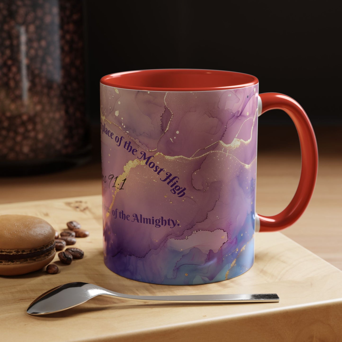 Spiritual Accent Coffee Mug - Inspirational Gift, Bible Verse Mug.