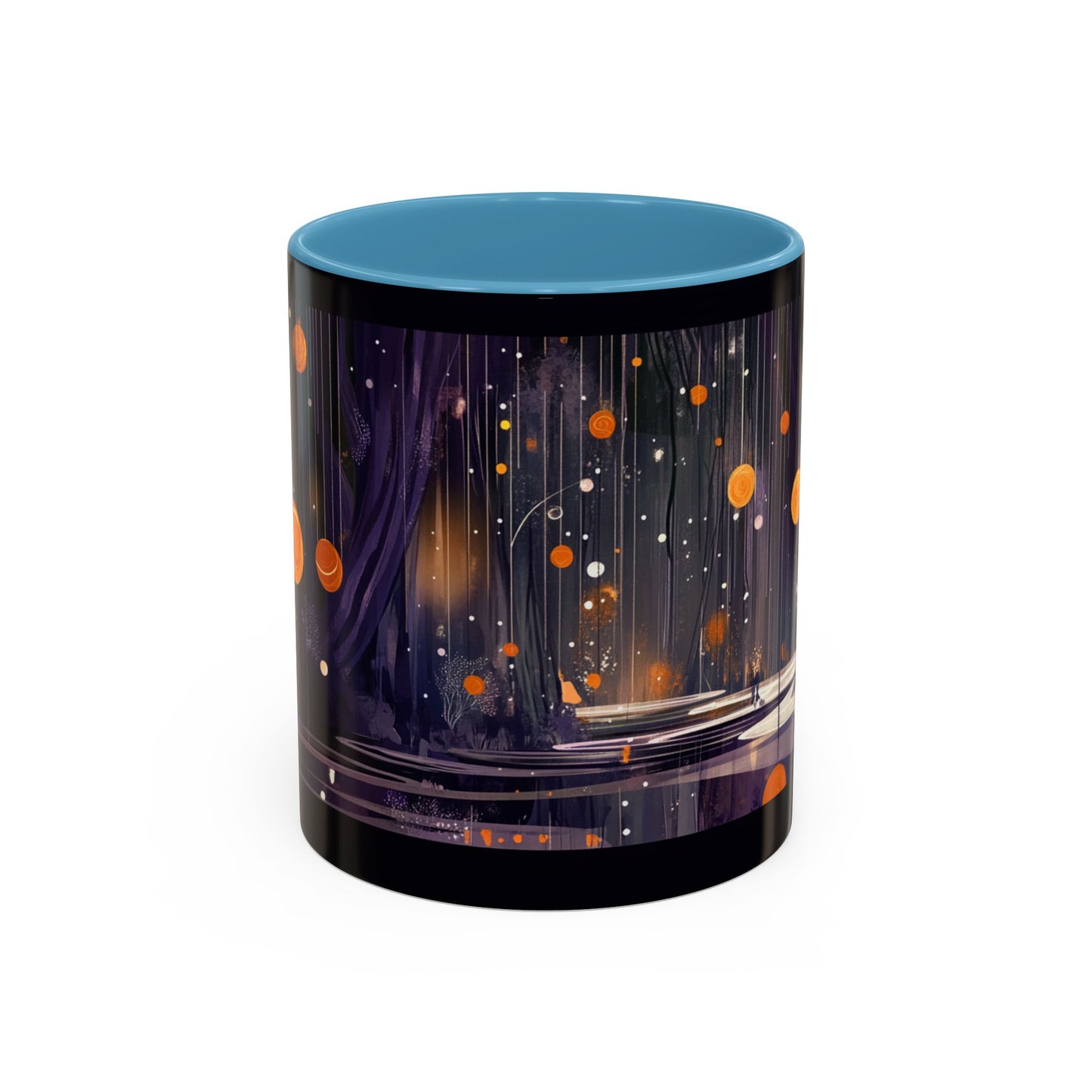 Whimsical Nighttime Coffee Mug - Cozy Mug for Coffee Lovers, Unique Gift for Friends, Tea Mug, Home Decor, Cute Cat Art