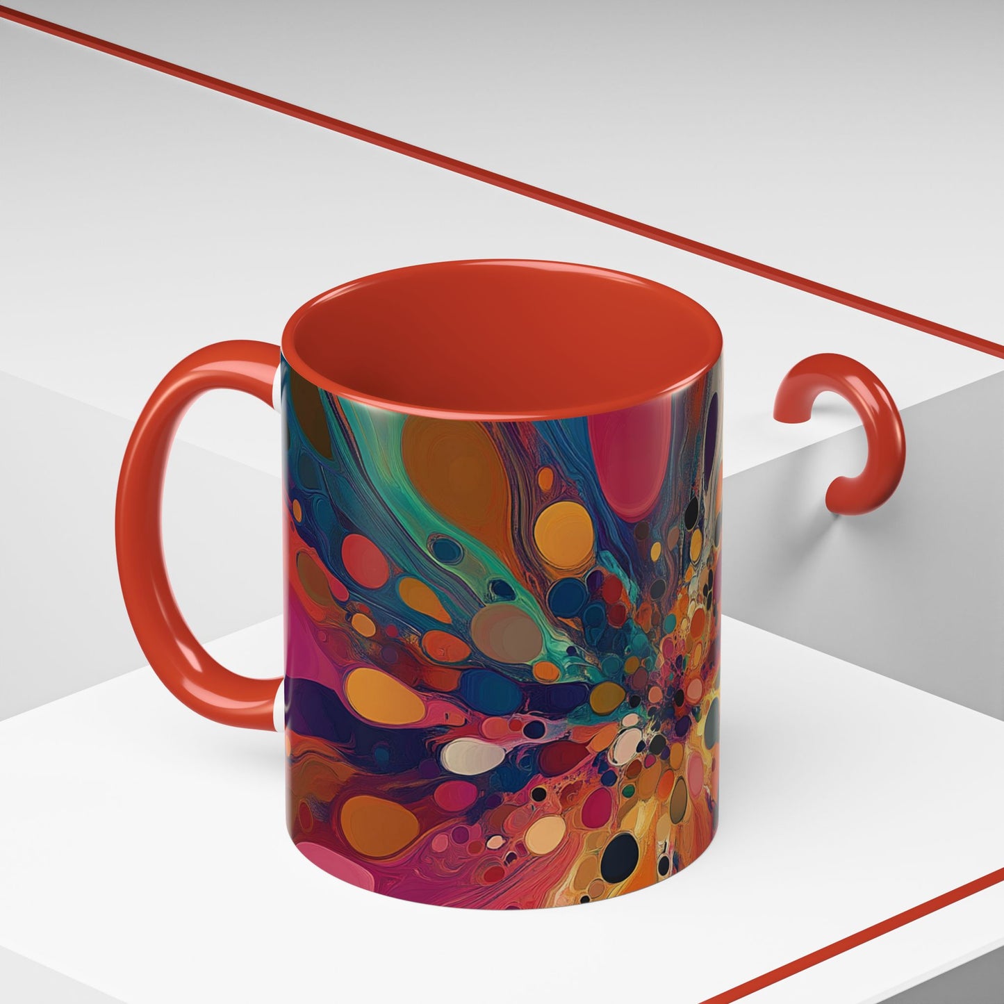 Vibrant Colorful of Art Accent Coffee Mug