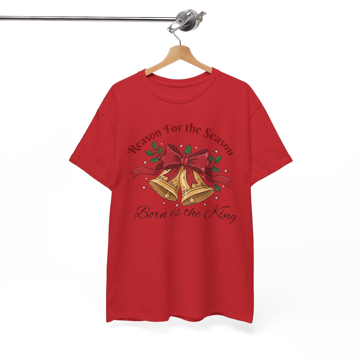Christmas Bells Tee  Born to the King" Holiday T‑Shirt