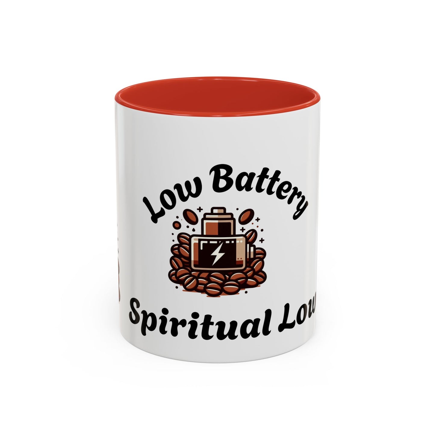Low Battery Coffee Mug, Funny Coffee Cup
