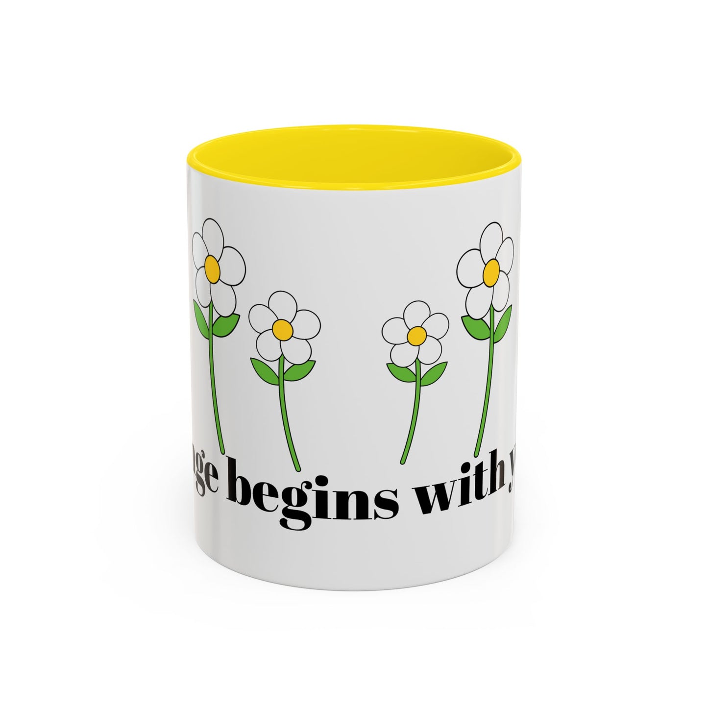 Accent Daisy Coffee Mug