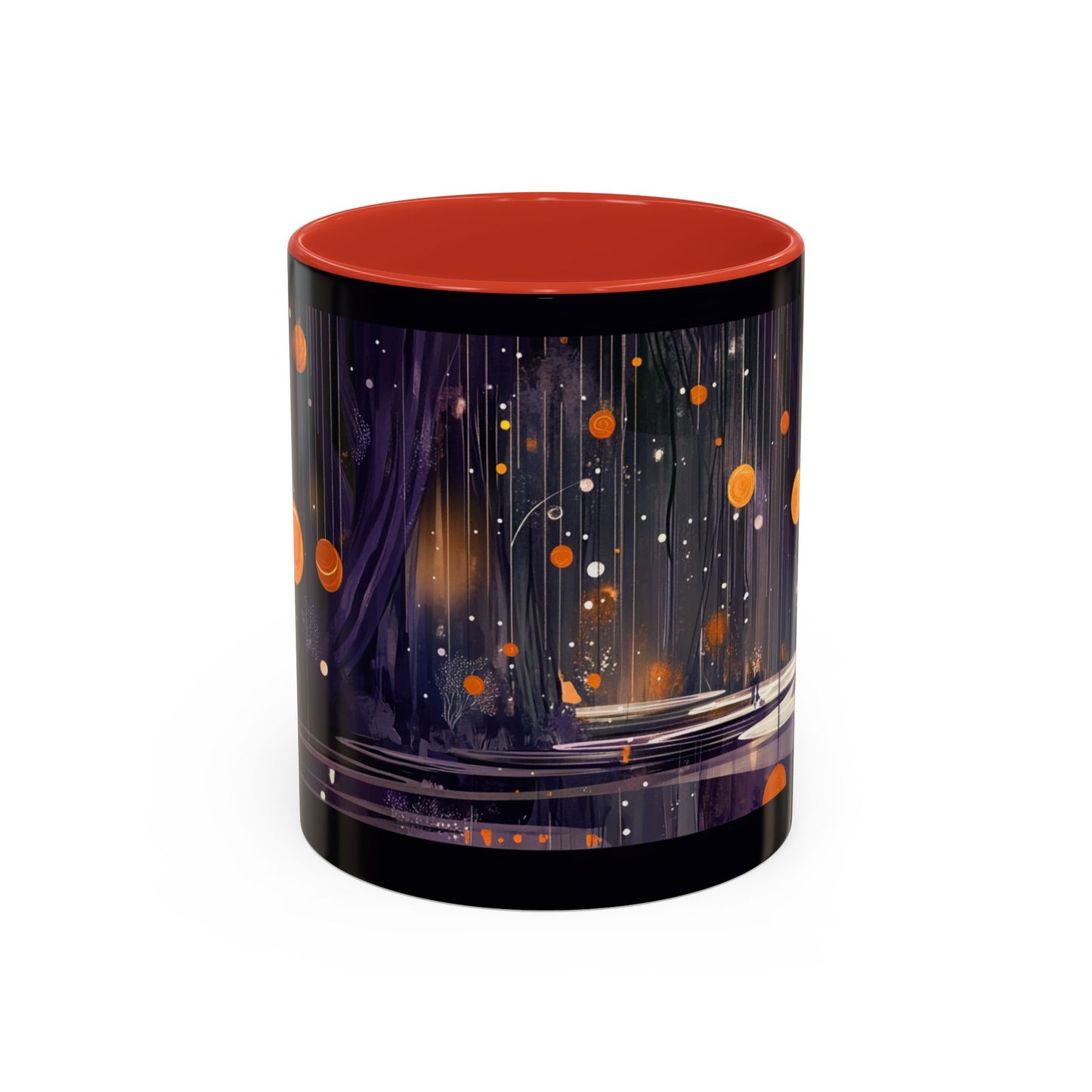 Whimsical Nighttime Coffee Mug - Cozy Mug for Coffee Lovers, Unique Gift for Friends, Tea Mug, Home Decor, Cute Cat Art