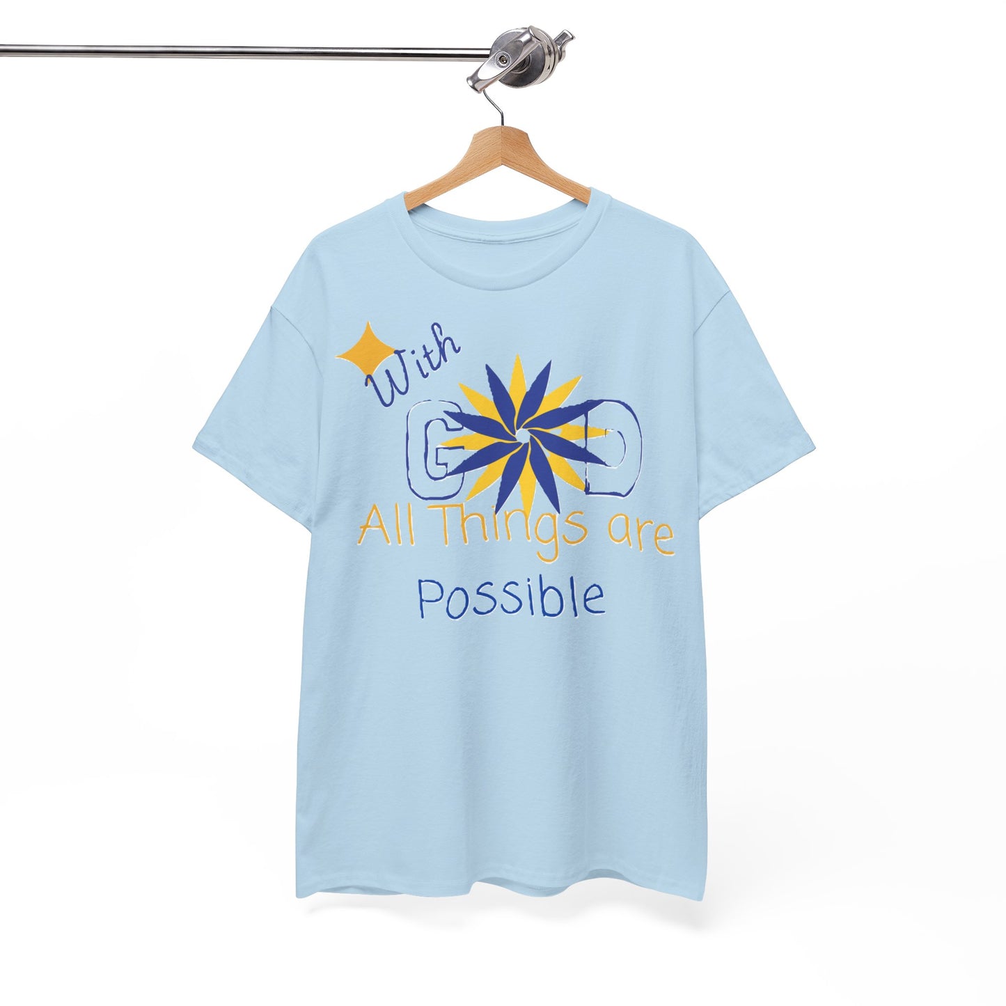 Inspirational Unisex Heavy Cotton Tee, Positive Quote Shirt, Motivational T-Shirt, Everyday Wear, Gift for Friends