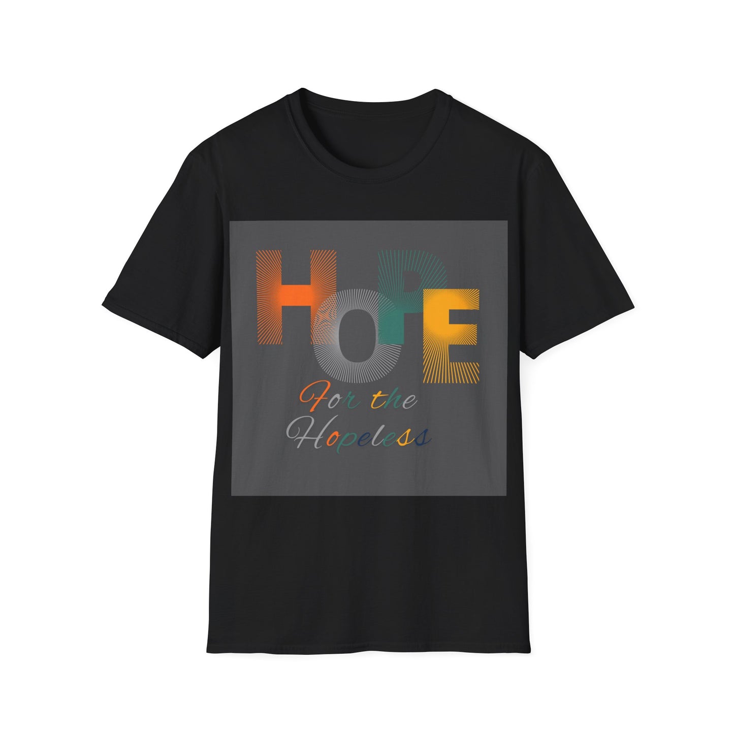 Hope for the Homeless Unisex Softstyle T-Shirt, Inspirational Apparel, Charity Fundraiser, Motivational Tee, Gift for Activists, Casual Wear