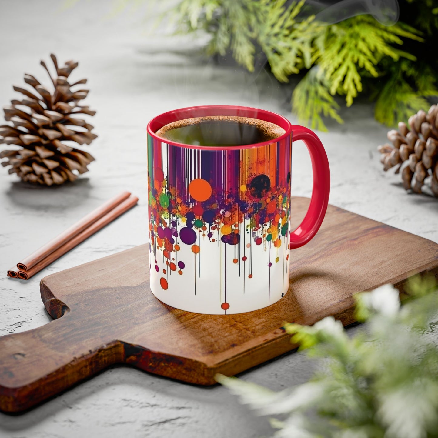 Vibrant Colorful Mugs - Perfect Gift for Coffee Lovers