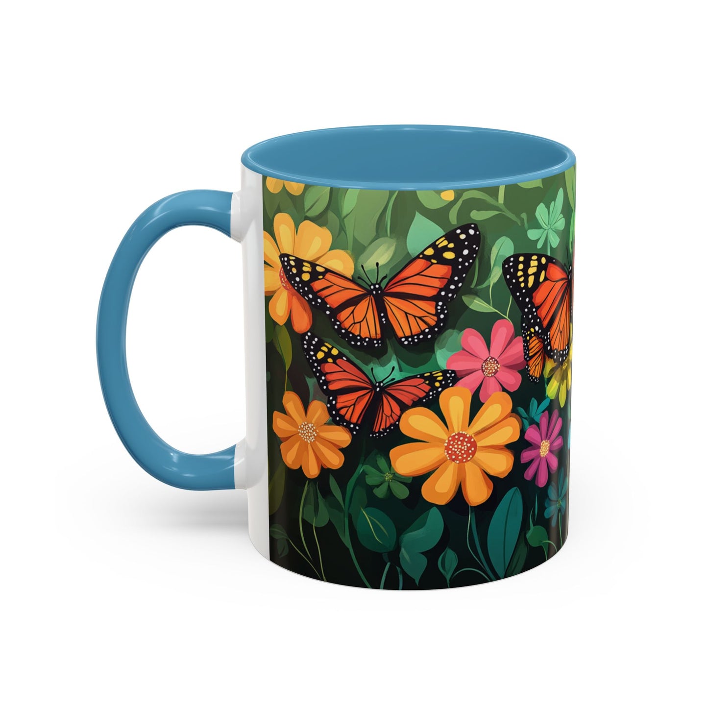 Unique Butterfly Garden Accent Coffee Mug