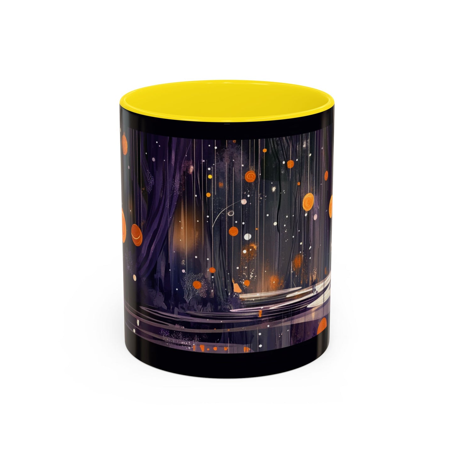 Whimsical Nighttime Coffee Mug - Cozy Mug for Coffee Lovers, Unique Gift for Friends, Tea Mug, Home Decor, Cute Cat Art