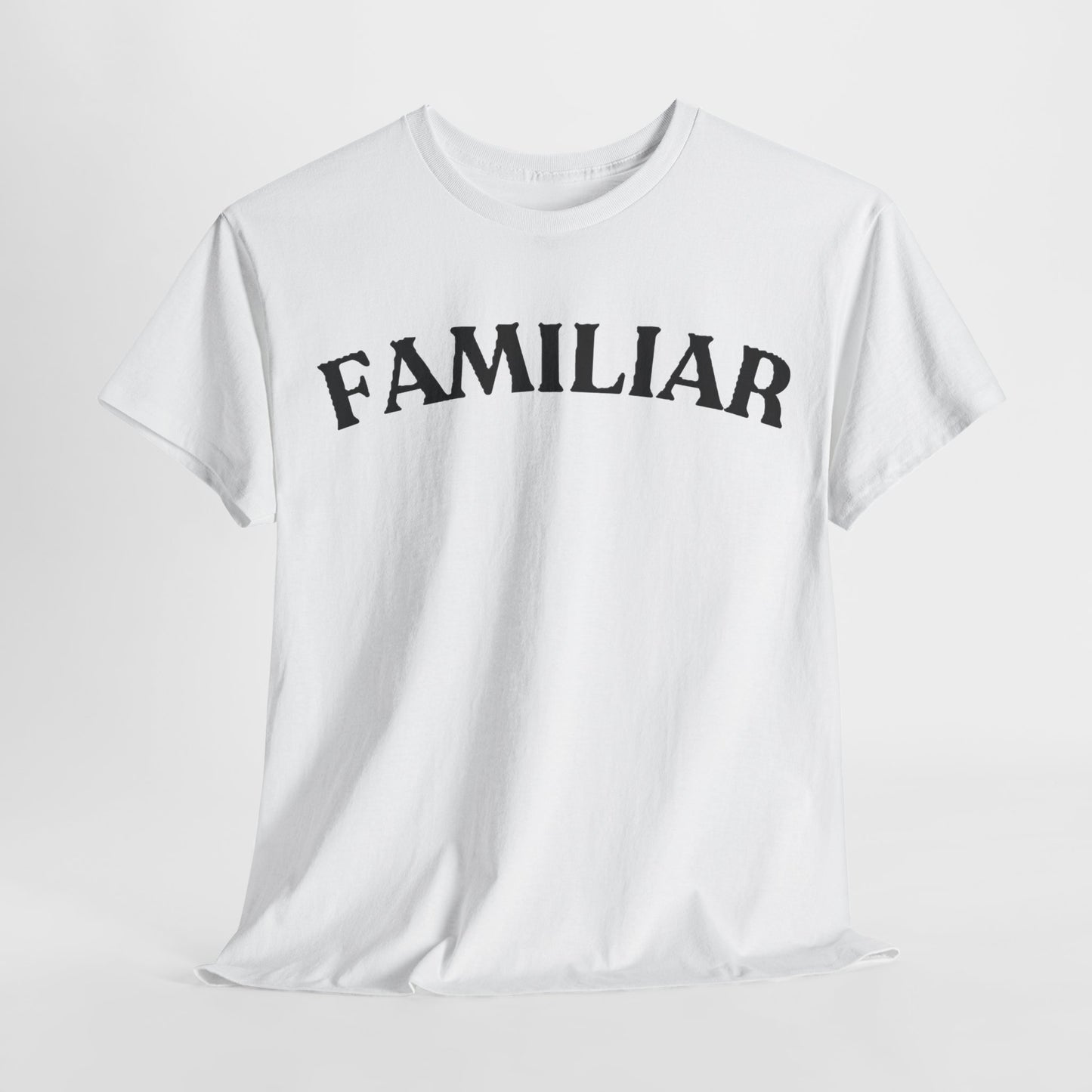 Familiar Unisex Heavy Cotton Tee | Casual Style.