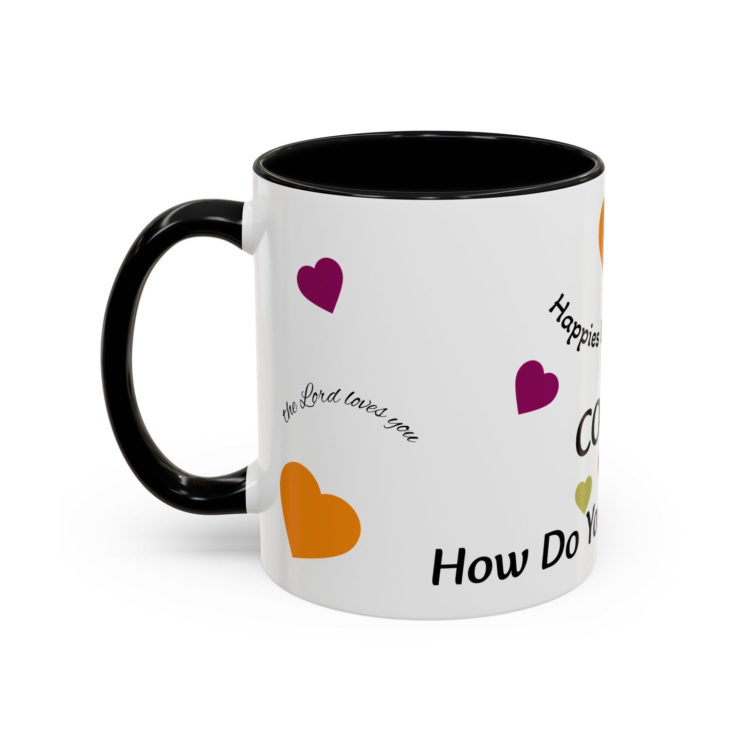 "How Do You Take Your Coffee? Accent Coffee Mug