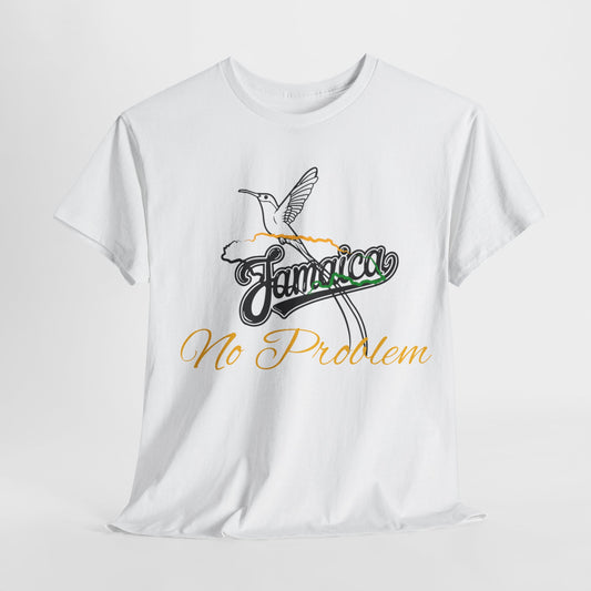 Jamaican Vibe Unisex Heavy Cotton Tee, Summer T-Shirt, Tropical Style, Vacation Wear, Music Festival Shirt, Gift for Travelers