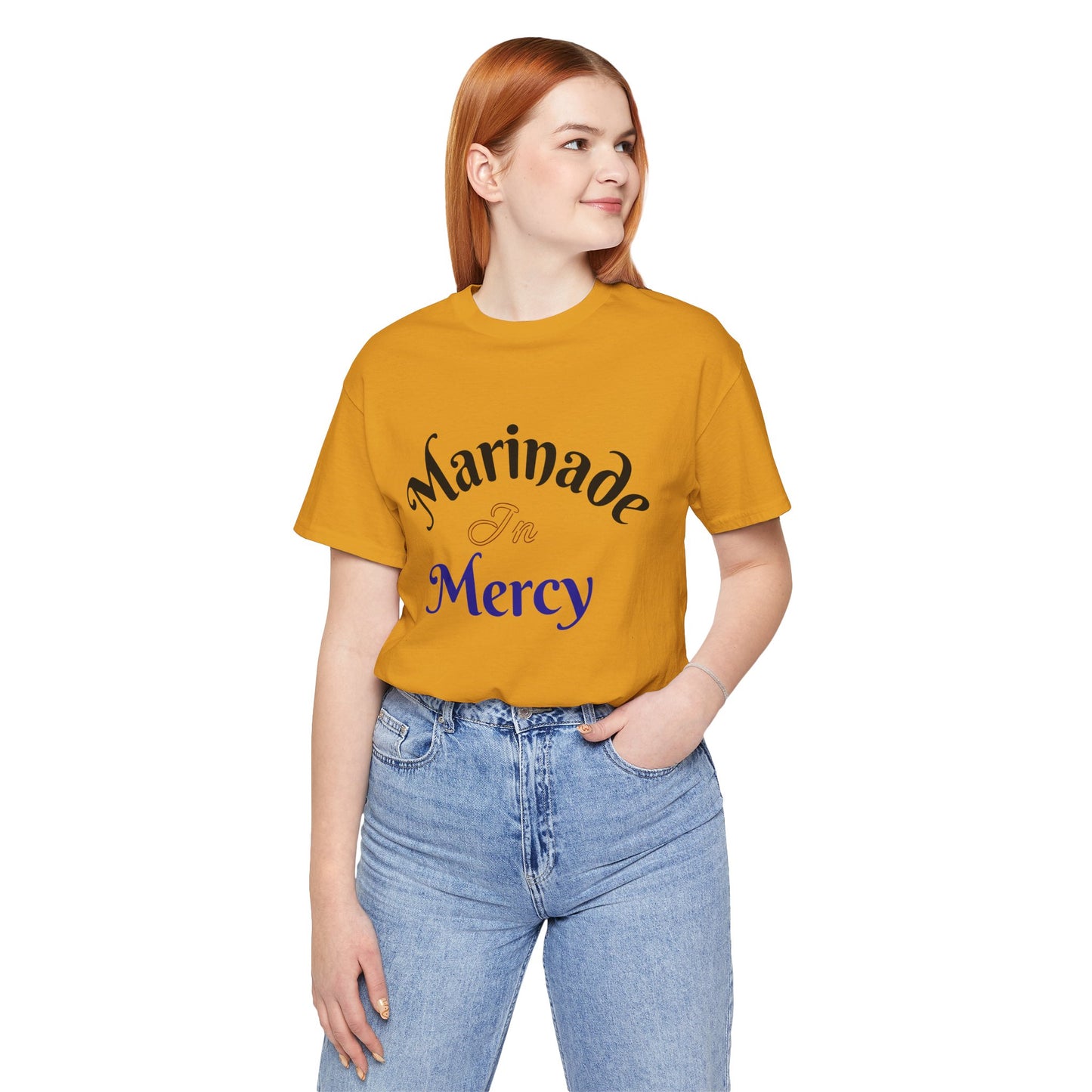 Marinade in Mercy -Unisex Jersey Short Sleeve Tee