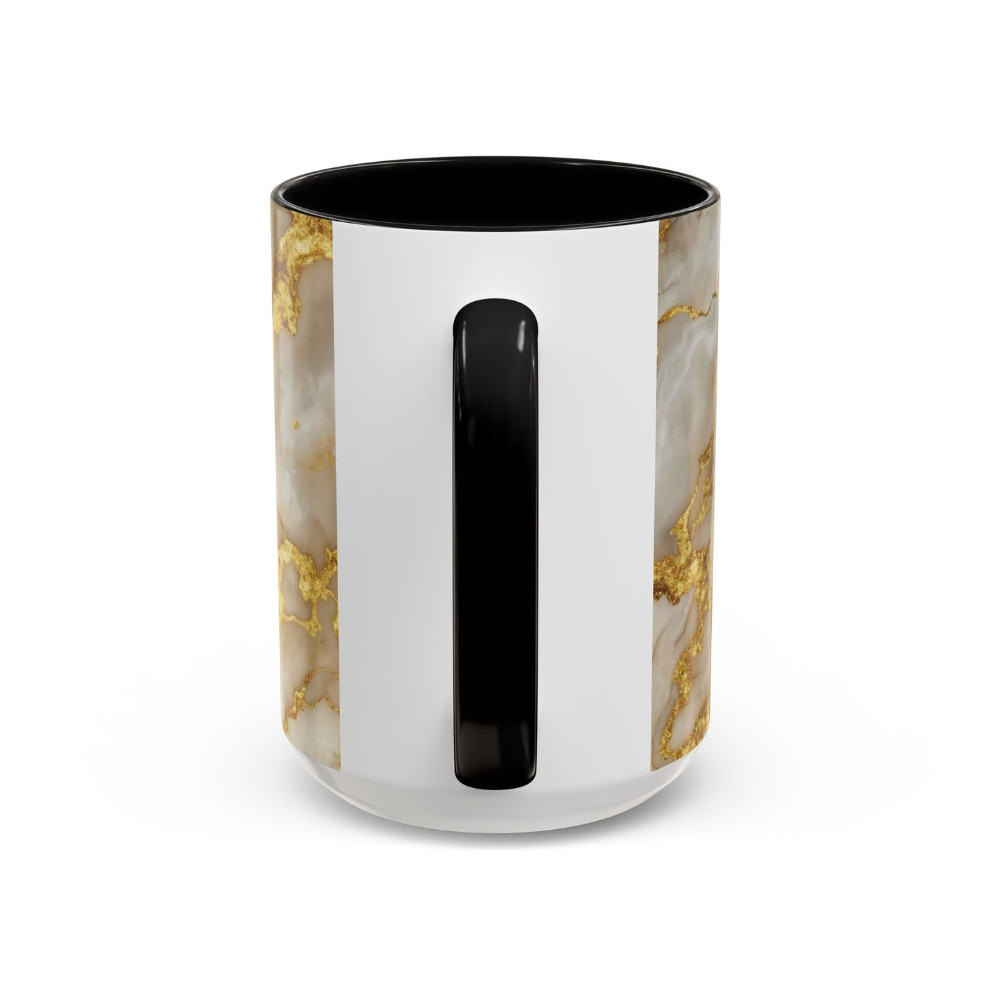 Personalized Marble Accent Coffee Mug.