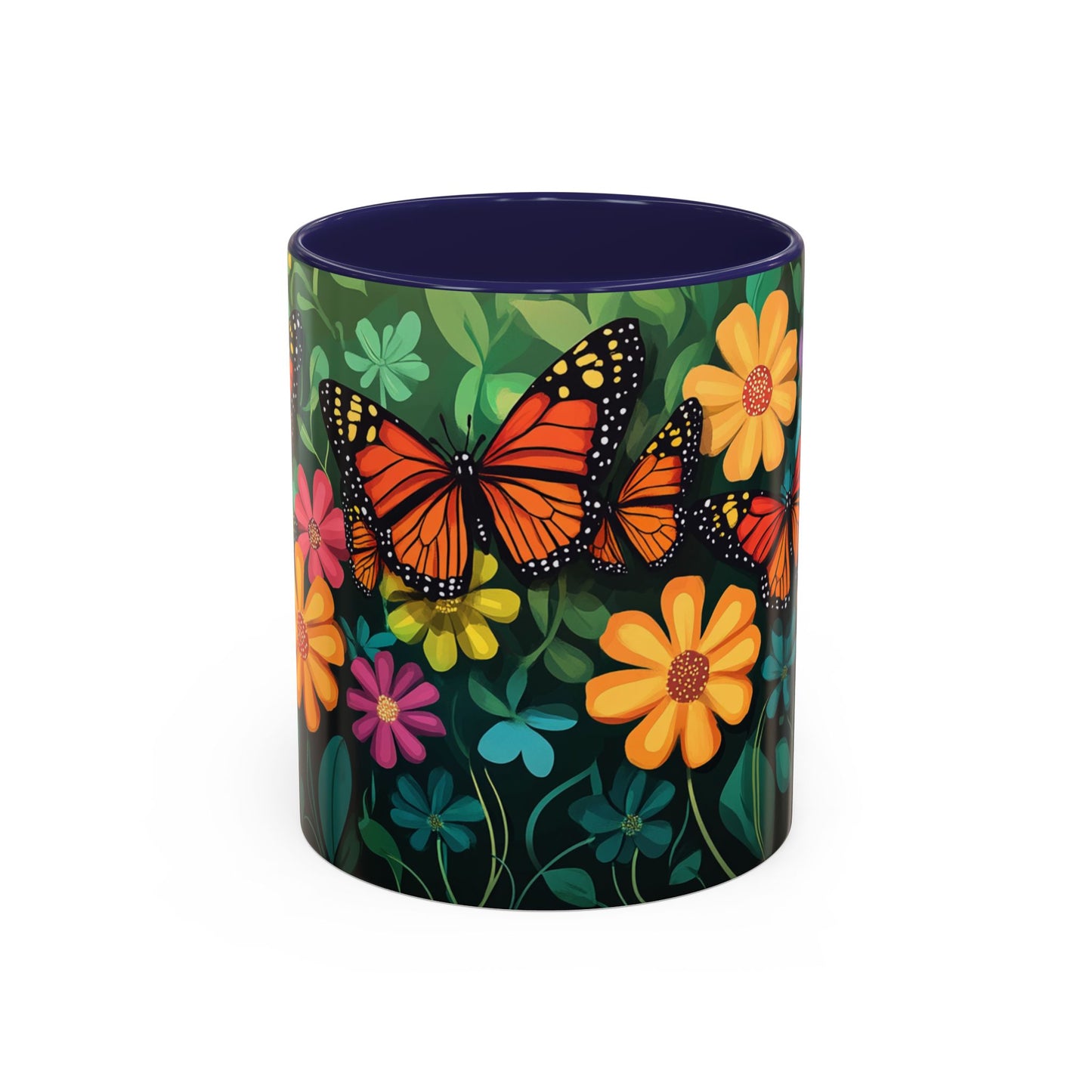 Unique Butterfly Garden Accent Coffee Mug