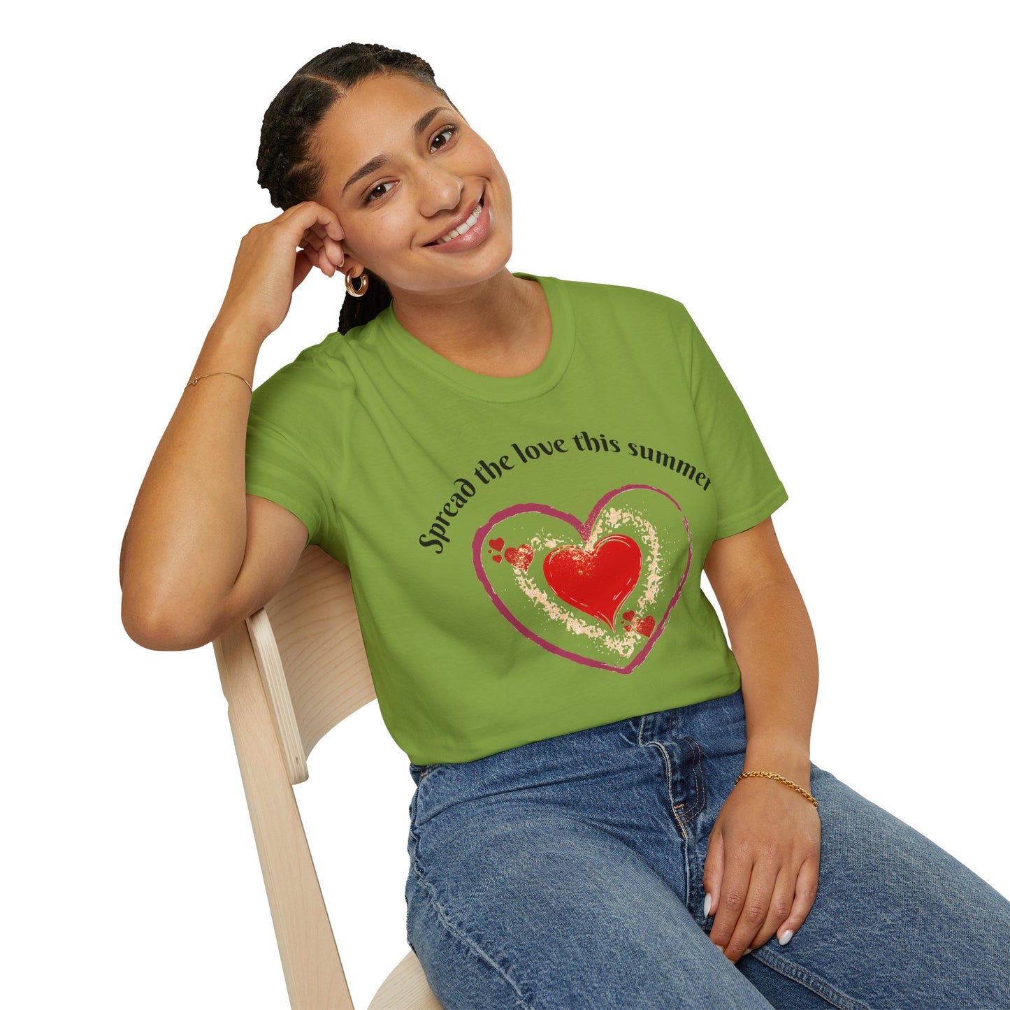 Heartfelt Love T-Shirt, Romantic Apparel, Softstyle Top