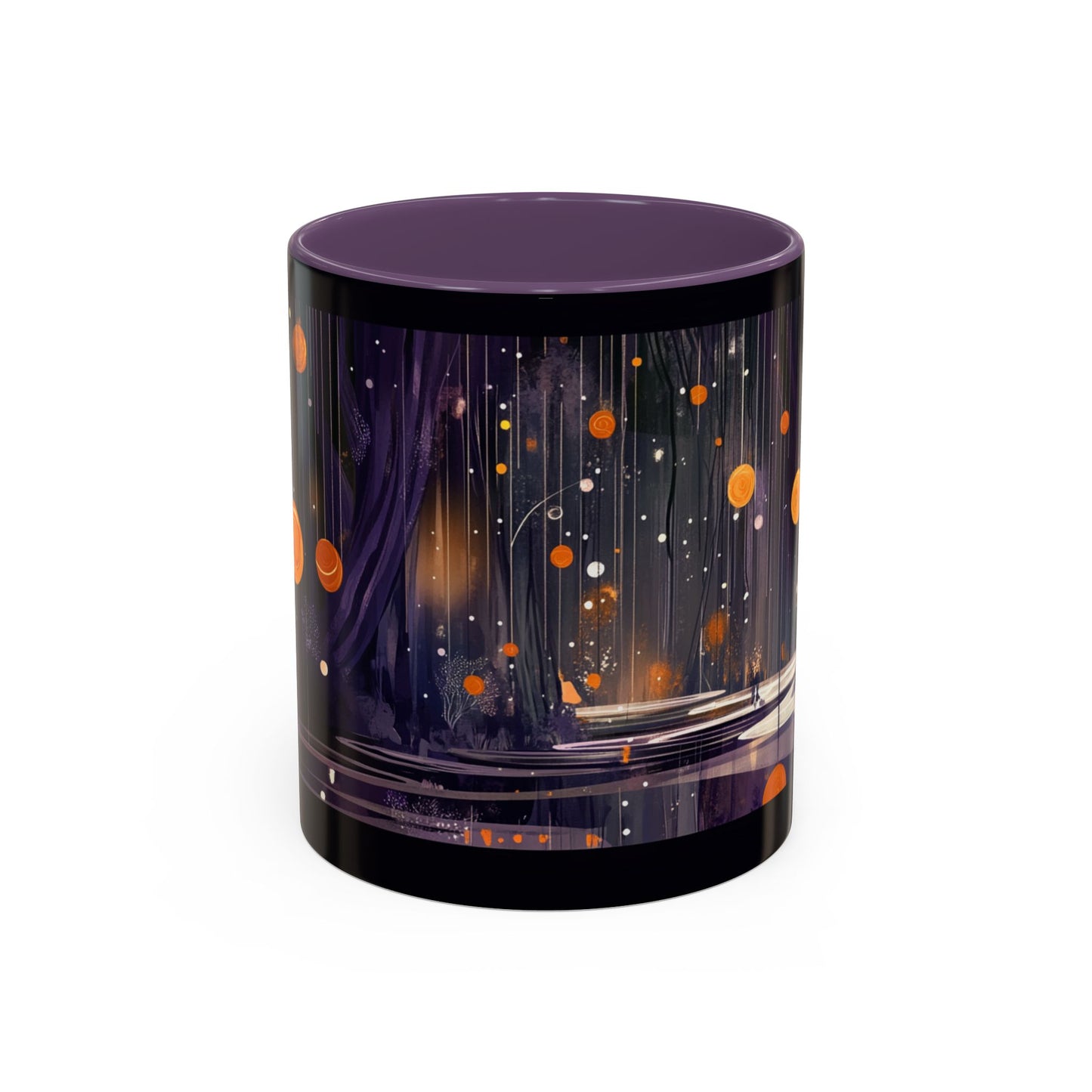 Whimsical Nighttime Coffee Mug - Cozy Mug for Coffee Lovers, Unique Gift for Friends, Tea Mug, Home Decor, Cute Cat Art