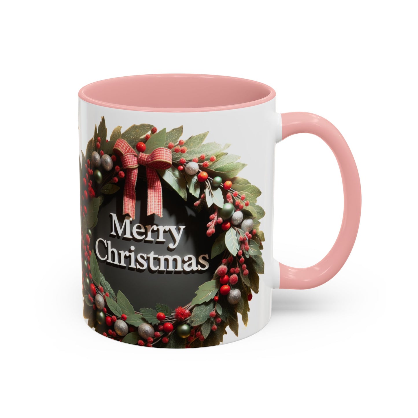 Festive Merry Christmas Mug, Holiday Coffee Cup.