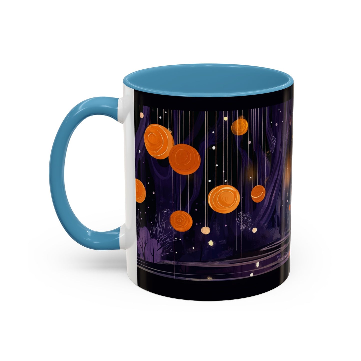 Whimsical Nighttime Coffee Mug - Cozy Mug for Coffee Lovers, Unique Gift for Friends, Tea Mug, Home Decor, Cute Cat Art