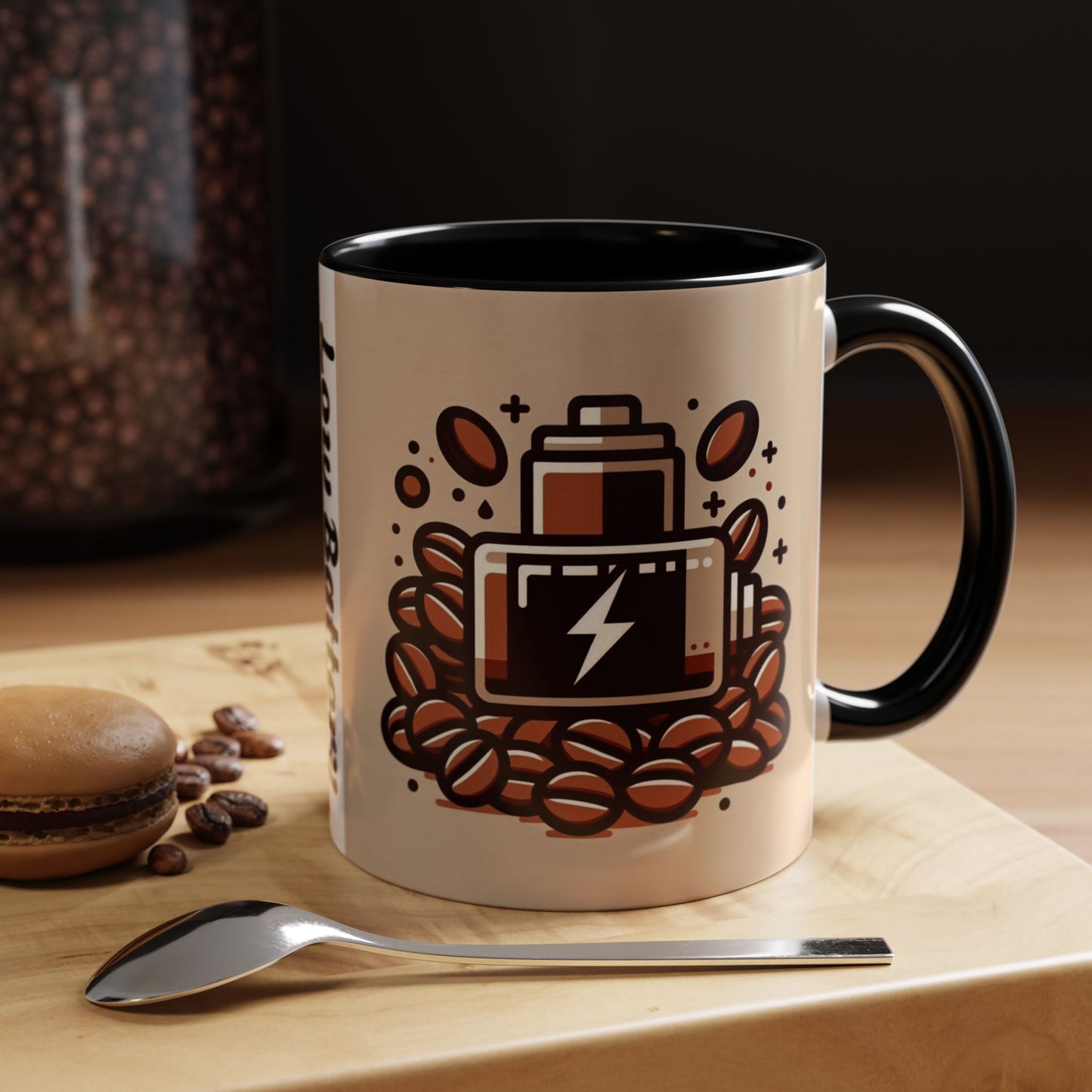 Low Battery Coffee Mug, Funny Coffee Cup, Gift for Caffeine Lovers, Unique Office Mug, Java Enthusiast Cup