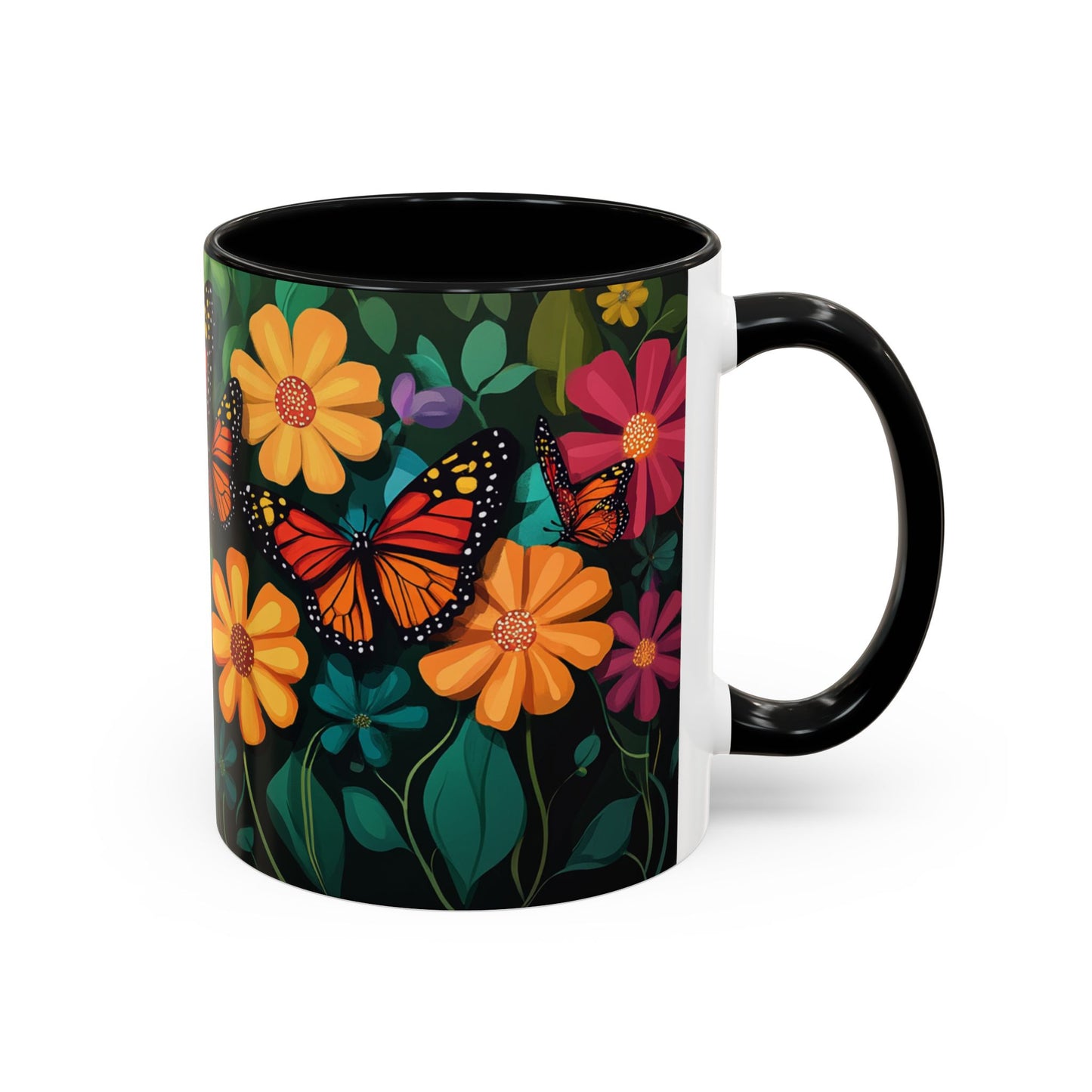 Unique Butterfly Garden Accent Coffee Mug