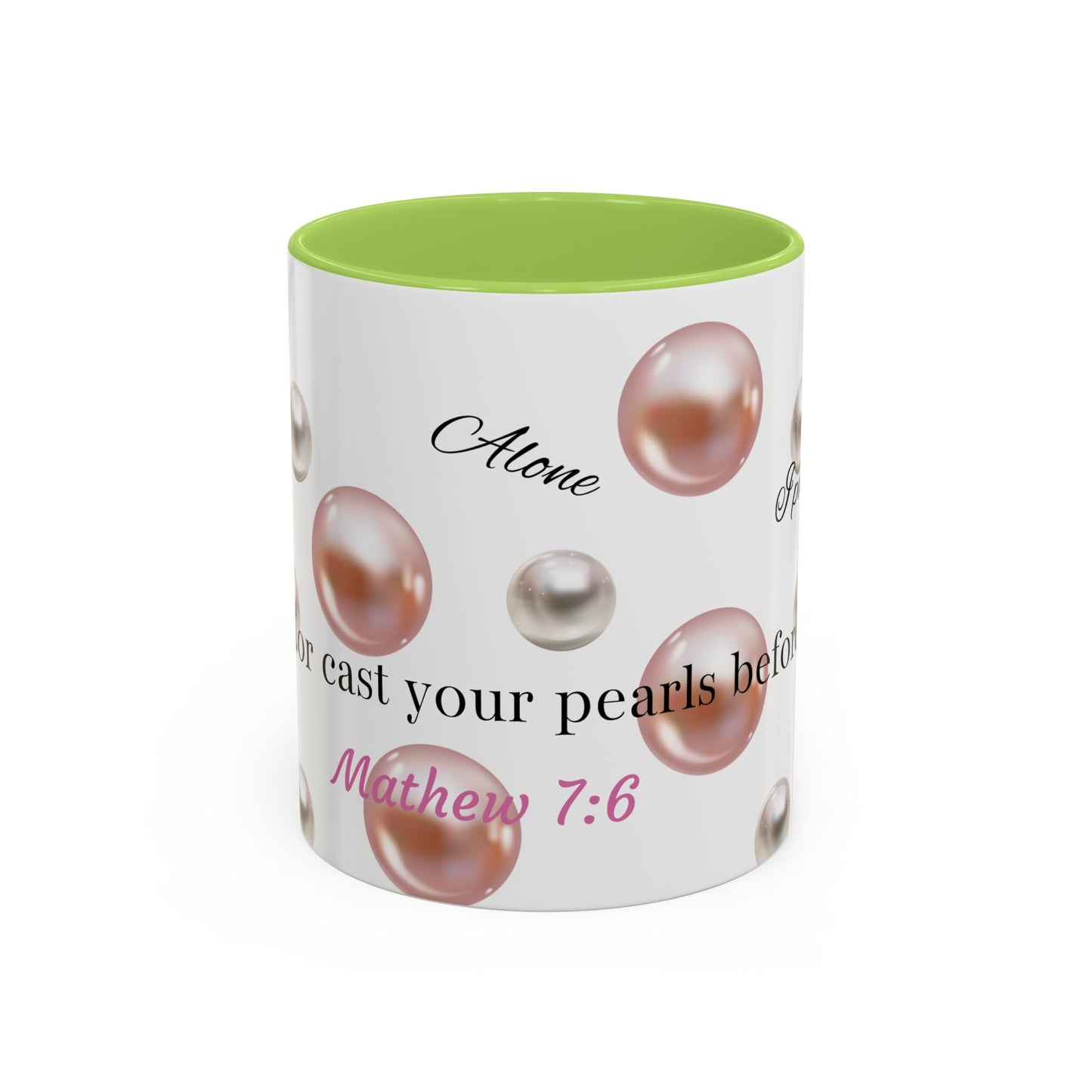 Elegant Pearls Inspirational Coffee Mug