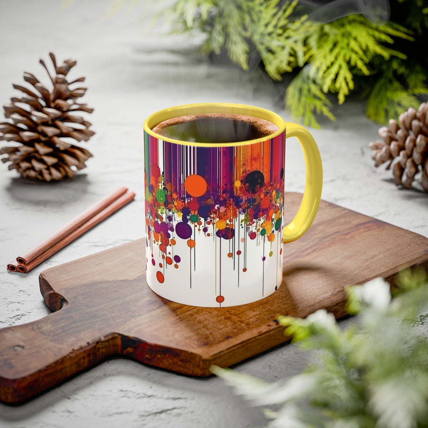 Vibrant Colorful Mugs - Perfect Gift for Coffee Lovers
