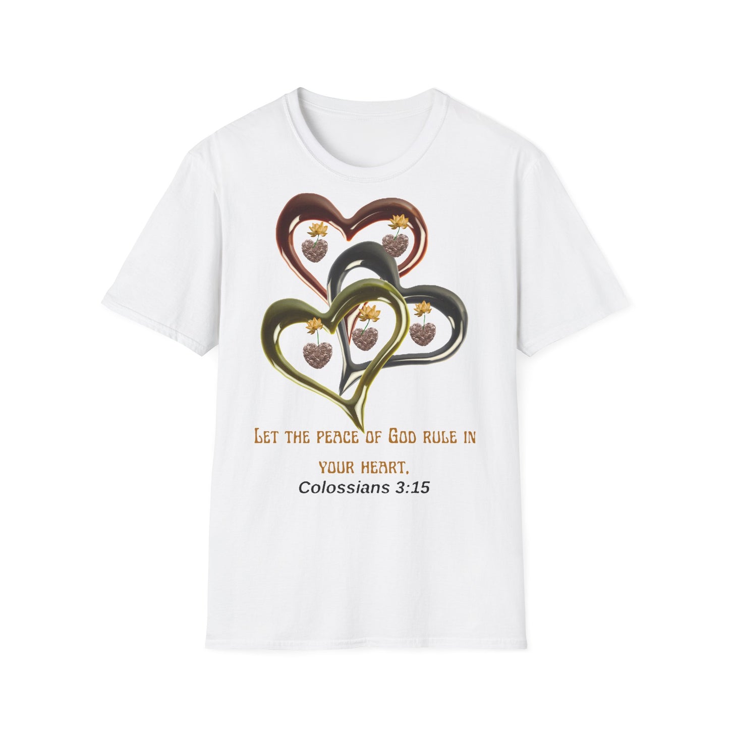 Inspirational Heart T-Shirt, Faith Shirt, Christian Apparel.
