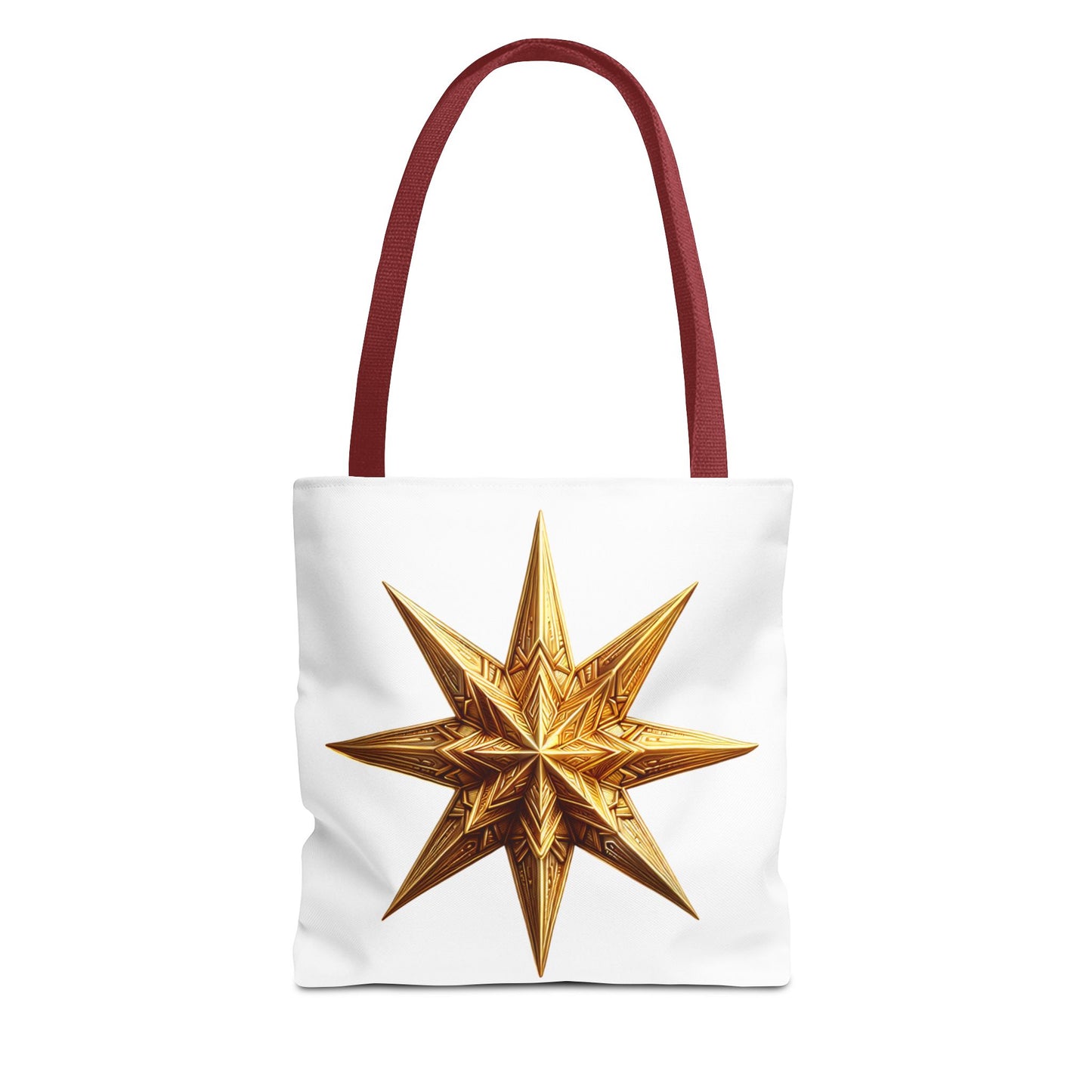 Golden Star Tote Bag, Stylish Reusable Tote, Eco-Friendly Shopping Bag.