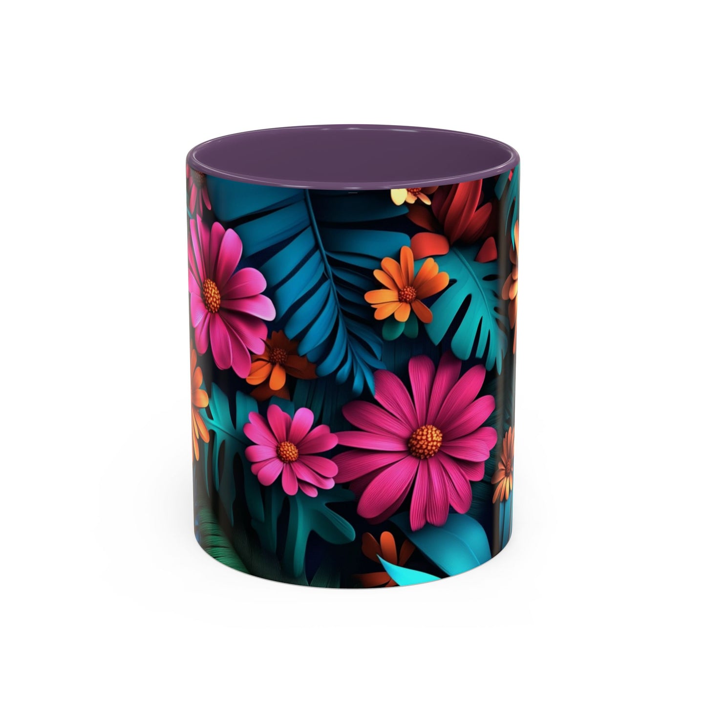 Vibrant Floral Coffee Mug